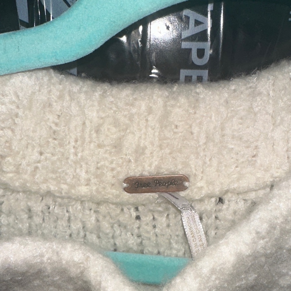 Free People Cozy Cream Turtleneck Sweater - Picture 3 of 10